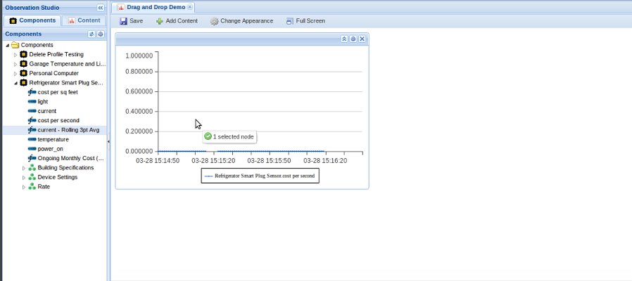 Dashboard Stream Drag and Drop